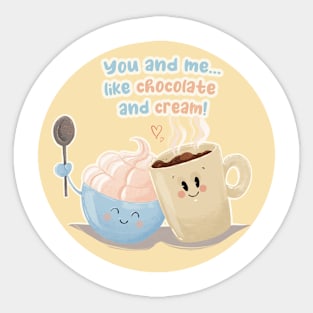 Chocolate&Cream Sticker